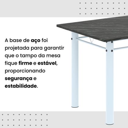 Imagem de Conjunto Sala de Jantar com 4 Cadeiras Lívia