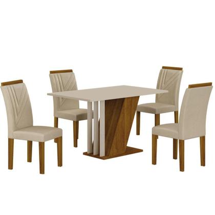Imagem de Conjunto Sala de Jantar com 4 Cadeiras Miami