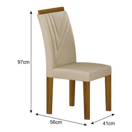 Imagem de Conjunto Sala de Jantar com 4 Cadeiras Miami