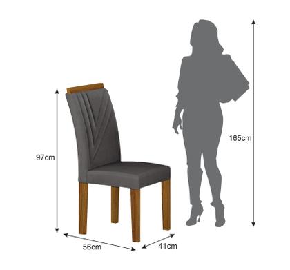 Imagem de Conjunto Sala de Jantar com 4 Cadeiras Miami Yescasa