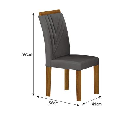 Imagem de Conjunto Sala de Jantar com 4 Cadeiras Miami Yescasa