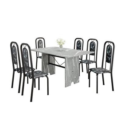Imagem de Conjunto Sala de Jantar com 6 Cadeiras Lara