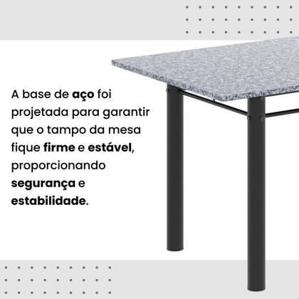 Imagem de Conjunto Sala de Jantar com 6 Cadeiras Lara