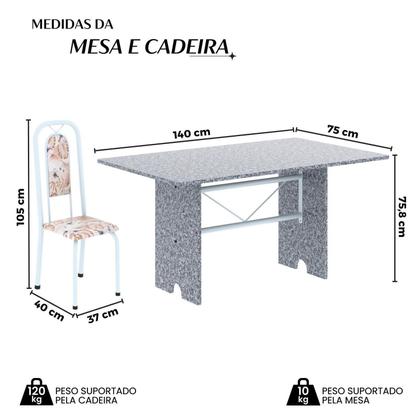 Imagem de Conjunto Sala de Jantar com 6 Cadeiras Lara