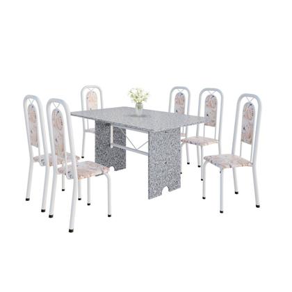 Imagem de Conjunto Sala de Jantar com 6 Cadeiras Lara