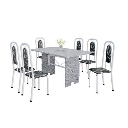 Imagem de Conjunto Sala de Jantar com 6 Cadeiras Lara