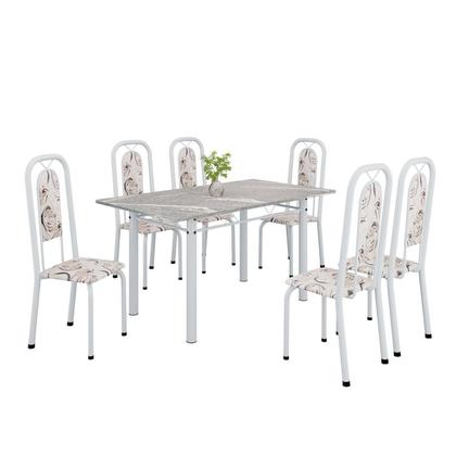 Imagem de Conjunto Sala de Jantar com 6 Cadeiras Lara
