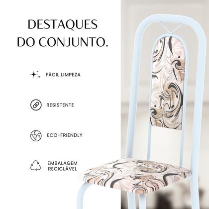 Imagem de Conjunto Sala de Jantar com 6 Cadeiras Lara