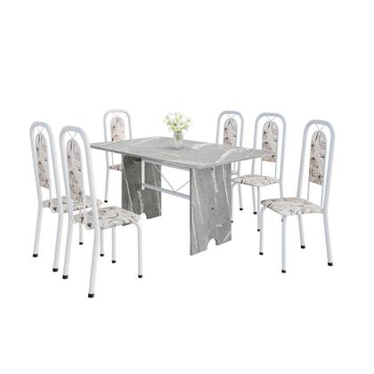 Imagem de Conjunto Sala de Jantar com 6 Cadeiras Lara