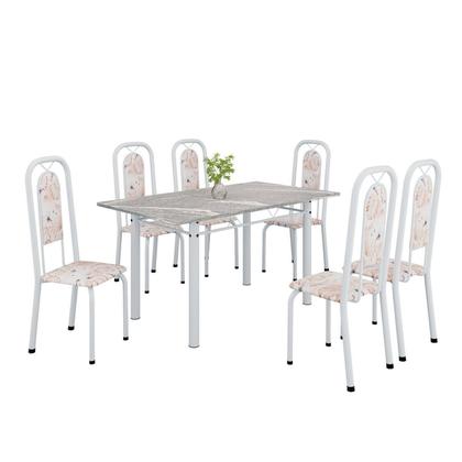 Imagem de Conjunto Sala de Jantar com 6 Cadeiras Lara