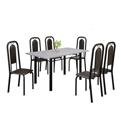 Imagem de Conjunto Sala de Jantar com 6 Cadeiras Lara