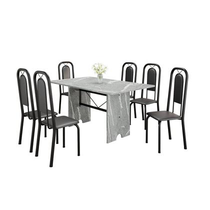 Imagem de Conjunto Sala de Jantar com 6 Cadeiras Lara