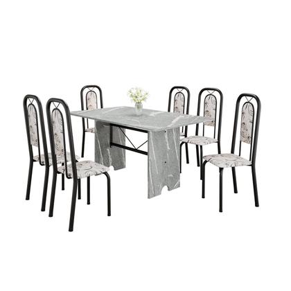 Imagem de Conjunto Sala de Jantar com 6 Cadeiras Lara