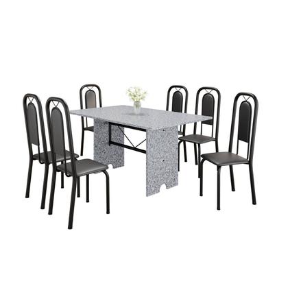 Imagem de Conjunto Sala de Jantar com 6 Cadeiras Lara