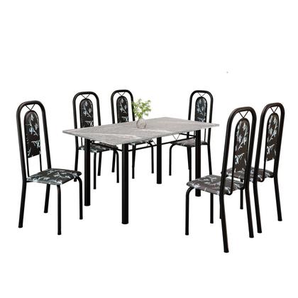 Imagem de Conjunto Sala de Jantar com 6 Cadeiras Lara