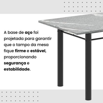 Imagem de Conjunto Sala de Jantar com 6 Cadeiras Lara