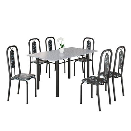 Imagem de Conjunto Sala de Jantar com 6 Cadeiras Lívia