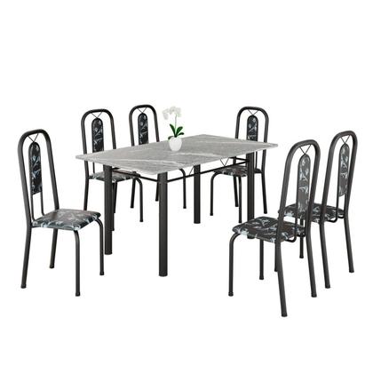 Imagem de Conjunto Sala de Jantar com 6 Cadeiras Lívia