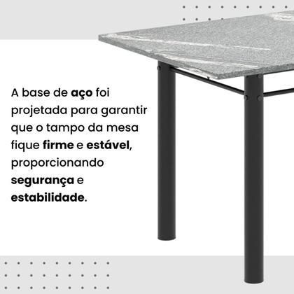 Imagem de Conjunto Sala de Jantar com 6 Cadeiras Lívia