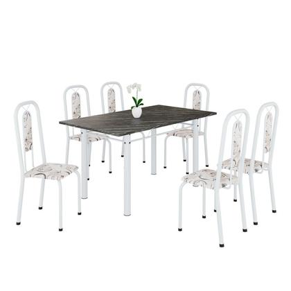 Imagem de Conjunto Sala de Jantar com 6 Cadeiras Lívia