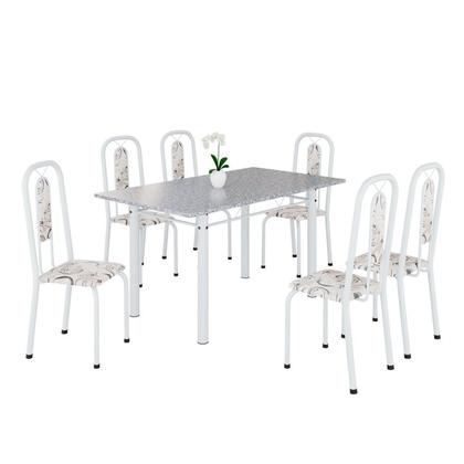 Imagem de Conjunto Sala de Jantar com 6 Cadeiras Lívia