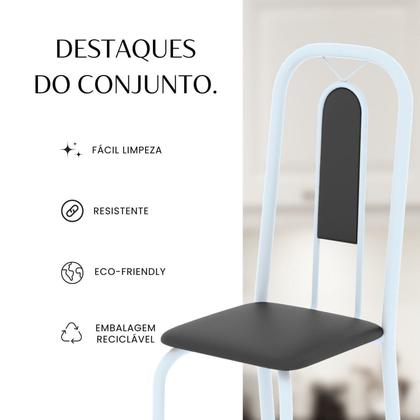Imagem de Conjunto Sala de Jantar com 6 Cadeiras Lívia