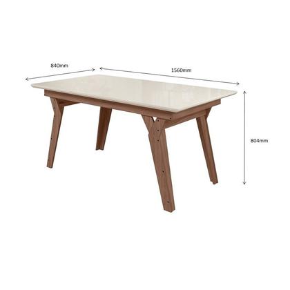 Imagem de Conjunto sala de jantar dubai 1,56 com 06 cadeiras amend 73b