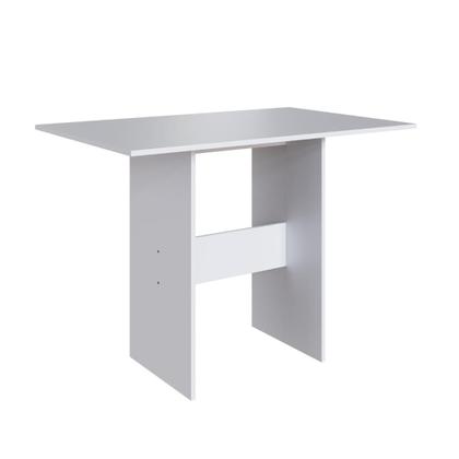 Imagem de Conjunto Sala de Jantar Fidelitá Siena Com 4 Cadeiras Branco Assento Linho