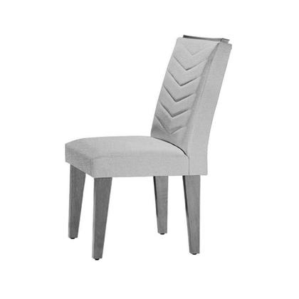 Imagem de Conjunto Sala De Jantar Liz Tampo Vidro 6 Cadeiras