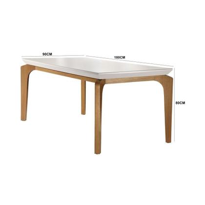 Imagem de Conjunto Sala De Jantar Liz Tampo Vidro 6 Cadeiras