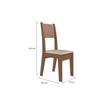 Imagem de Conjunto Sala de jantar Liza 0,90 com 04 Cadeiras Amend 74B