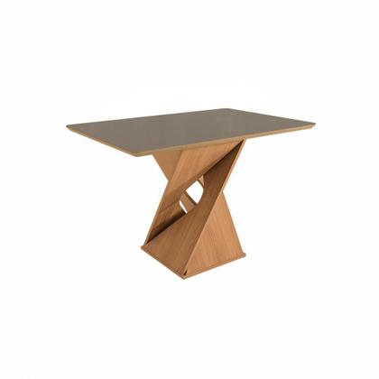 Imagem de Conjunto Sala De Jantar Luna Kappesberg 4 Cadeiras Veludo Bege