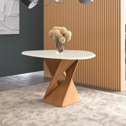 Imagem de Conjunto Sala De Jantar Luna Kappesberg 4 Cadeiras Veludo Titanio