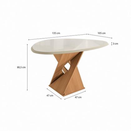 Imagem de Conjunto Sala De Jantar Luna Kappesberg 4 Cadeiras Veludo Titanio