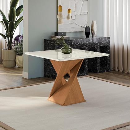 Imagem de Conjunto Sala De Jantar Luna Kappesberg 4 Cadeiras Veludo Titanio