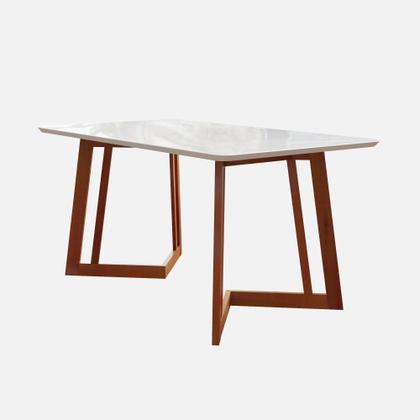 Conjunto Sala De Jantar Madeira Maciça Com Vidro 6 Cadeiras Califórnia - Móveis Meneghetti Imagem de Conjunto Sala De Jantar Madeira Maciça Com Vidro 6 Cadeiras Califórnia