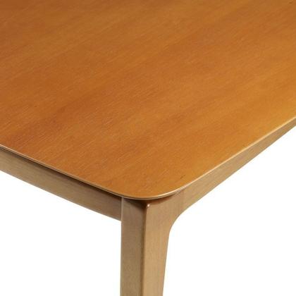 Imagem de Conjunto Sala de Jantar Madeira Maciça - Mesa 1,80 Laminada 6 Cadeiras Assento e Encosto Estofado