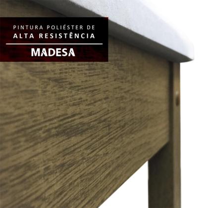Conjunto Sala de Jantar Madesa Analu Mesa Tampo de Madeira com 6 Cadeiras Imagem de Conjunto Sala de Jantar Madesa Analu Mesa Tampo de Madeira com 6 Cadeiras