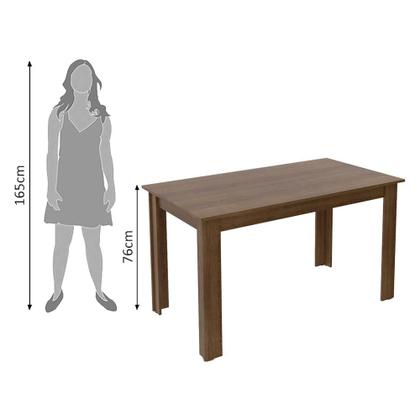 Imagem de Conjunto Sala de Jantar Madesa Miriam Mesa Tampo de Madeira com 6 Cadeiras