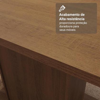 Imagem de Conjunto Sala de Jantar Madesa Talita Mesa Tampo de Madeira com 4 Cadeiras