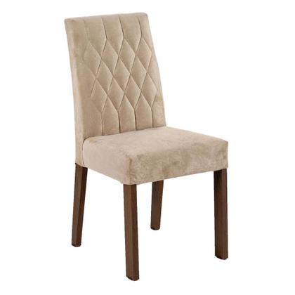 Imagem de Conjunto Sala de Jantar Madesa Vivi Mesa Tampo de Madeira com 2 Cadeiras