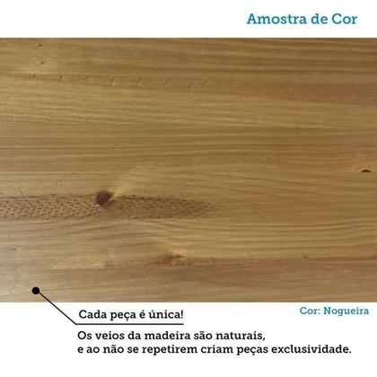 Imagem de Conjunto Sala de Jantar Mesa 120cm Retangular e 4 Cadeiras 100% Madeira Maciça Essen Espresso Móveis