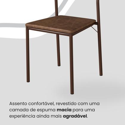 Imagem de Conjunto Sala de Jantar Mesa 120x90cm Base Império Tampo Mdf Laca com Vidro Florença
