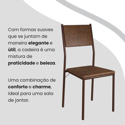 Imagem de Conjunto Sala de Jantar Mesa 120x90cm Base Lunna Tampo Mdf Laca com Vidro Florença