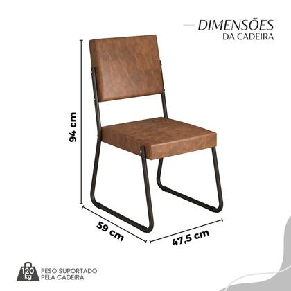 Imagem de Conjunto Sala de Jantar Mesa 120x90cm Base Pérola Tampo Mdf Laca com Vidro Napoli