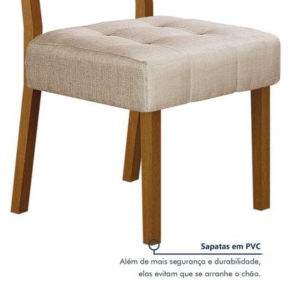 Imagem de Conjunto Sala de Jantar Mesa 180cm com 8 Cadeiras Liz