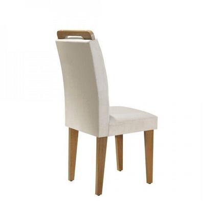 Imagem de Conjunto Sala de Jantar Mesa 4 Cadeiras Luísa Espresso Móveis