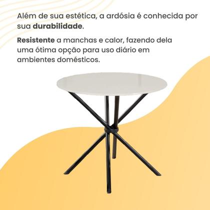 Imagem de Conjunto Sala de Jantar Mesa com 4 Cadeiras Fortaleza