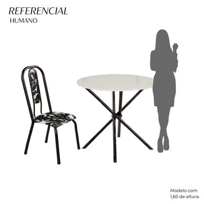 Imagem de Conjunto Sala de Jantar Mesa com 4 Cadeiras Fortaleza