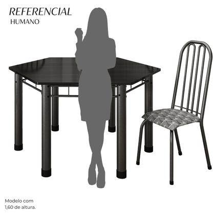 Imagem de Conjunto Sala de Jantar Mesa com 6 Cadeiras Natal